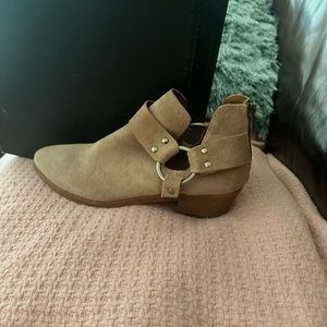 NEW Frye Ray Harness Back Zipper Ankle Boot